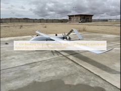 Το JT-450 σπάει τα όρια απόδοσης με υψηλή ικανότητα ωφέλιμου φορτίου και υβριδικό ηλεκτρικό-βενζινοκίνητο σύστημα ισχύος